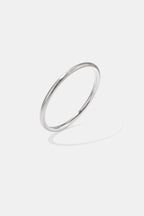 Eenvoudige ronde armbanden – Dagelijks draagbare serie - 5 mm - zilver
