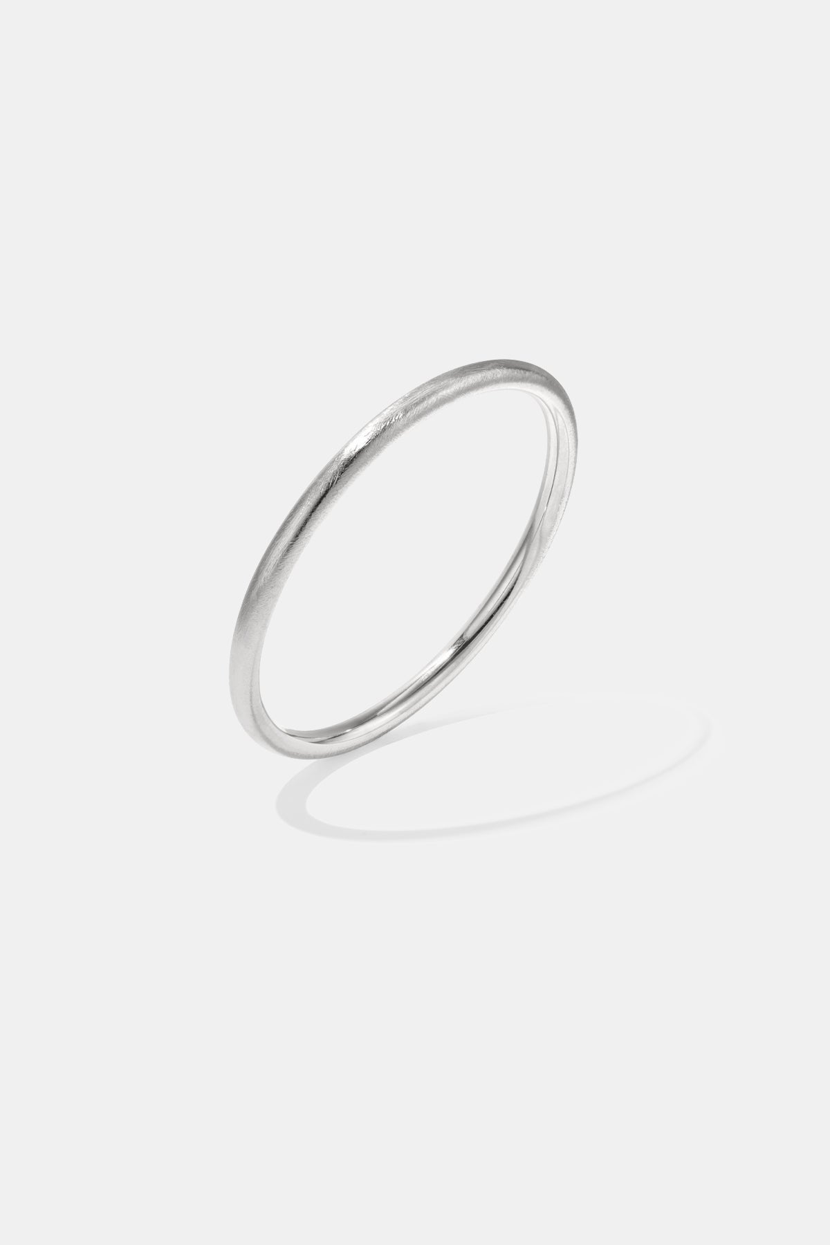 Eenvoudige ronde armbanden – Dagelijks draagbare serie - 5 mm - zilver
