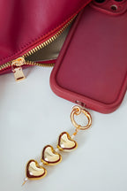 Hanger met hartjes en parels