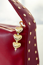 Hanger met hartjes en parels