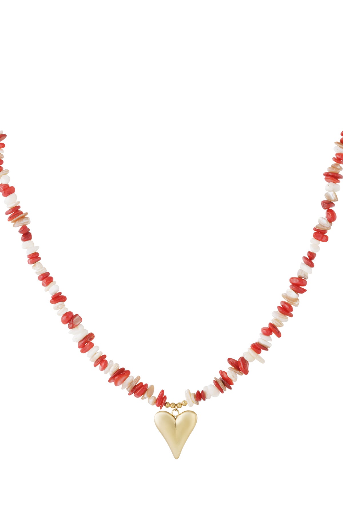 Roestvrijstalen hangerkettingen Hart Casual Dagelijks Eenvoudig Serie Damessieraden