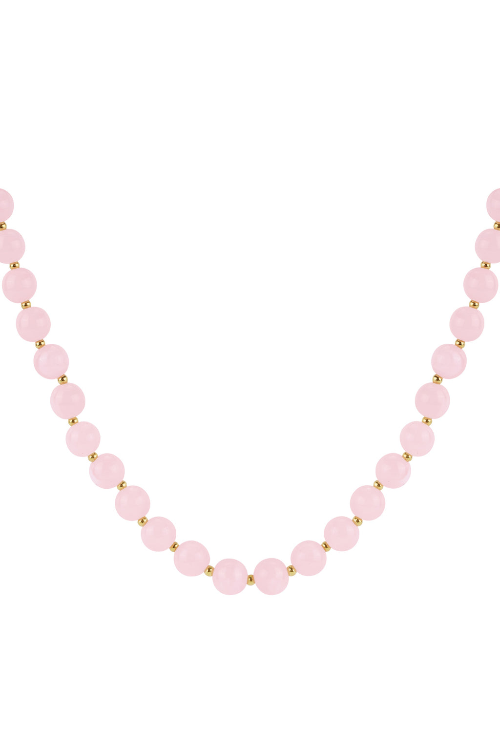 Vintage vibe ketting - roze