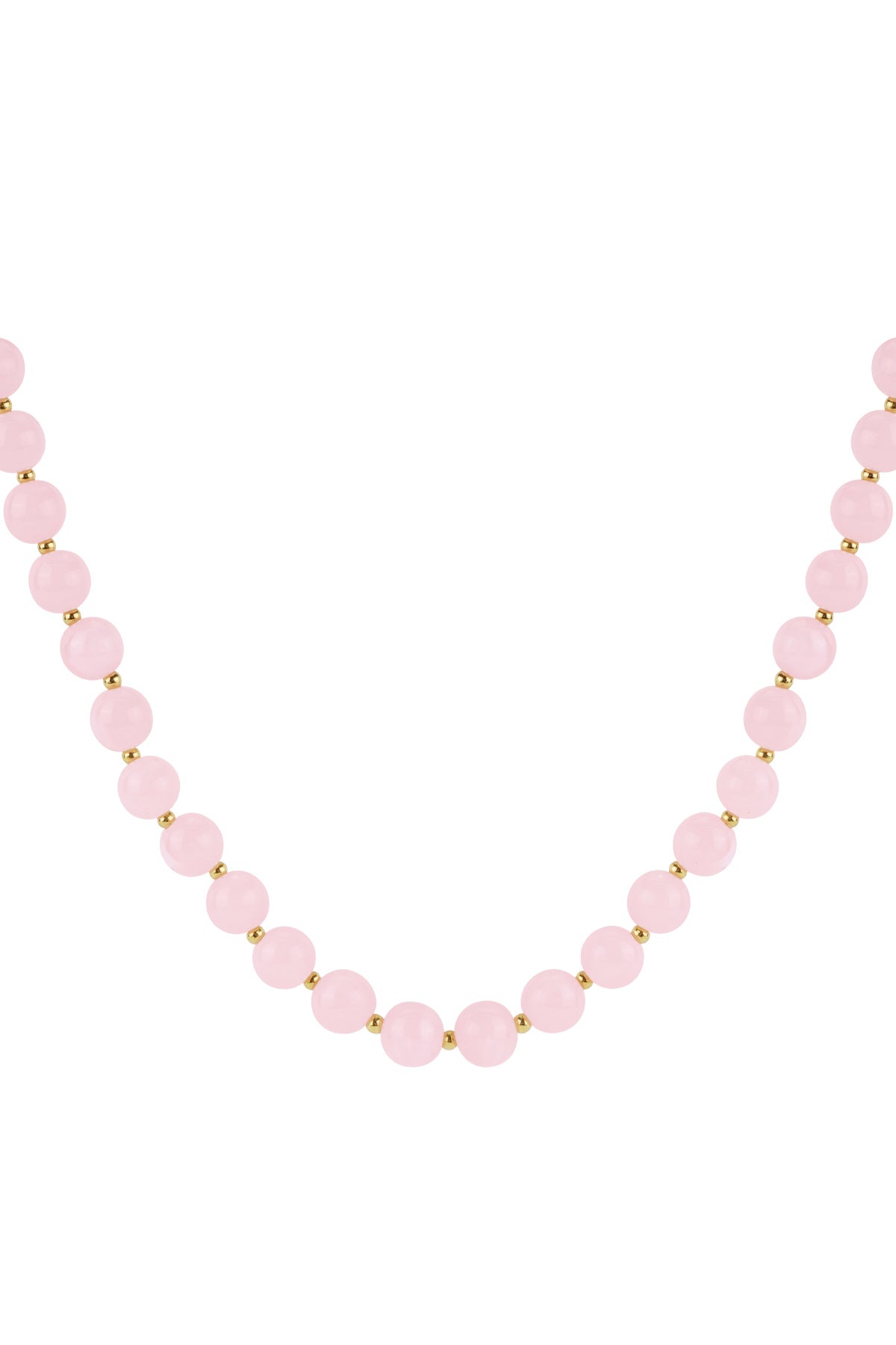 Vintage vibe ketting - roze