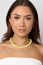 Ketting met medium kralen-10mm