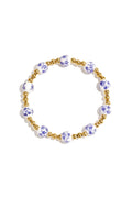 Armbanden van roestvrij staal met kralen, casual, dagelijks en eenvoudig, dames sieraden.