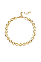 Enkelbandjes van roestvrij staal met hartje, eenvoudige dagelijkse sieraden uit de Simple Series voor dames.