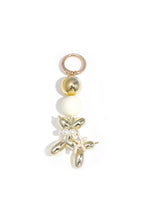 Schattige ballonhond-sleutelhanger - wit