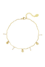 Enkelband met strandgolven-design