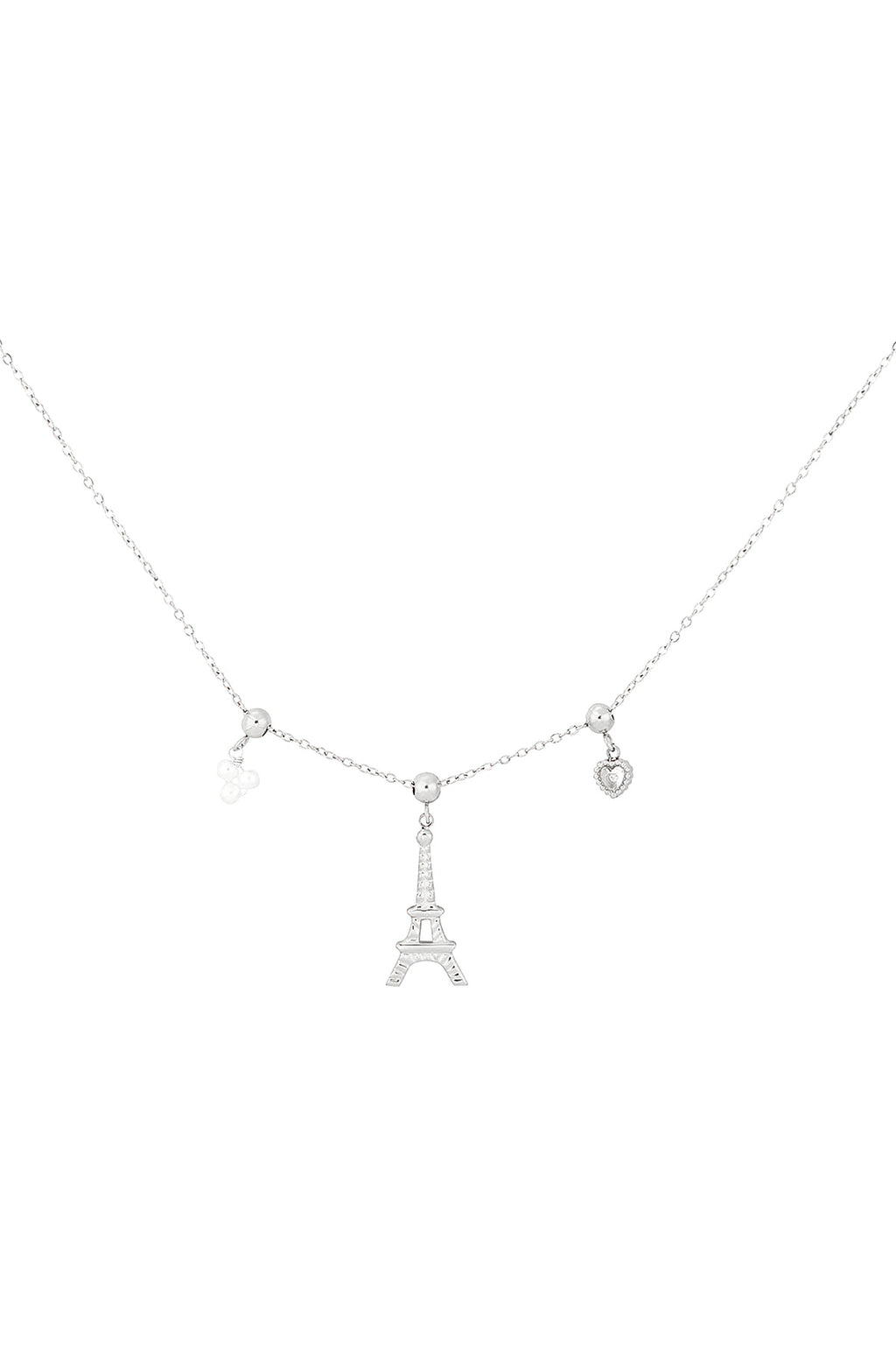 Eiffeltoren ketting - Zilver