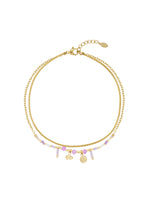 Classy Vibe enkelband - paars