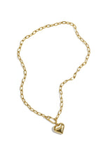 Ketting hangend hart met frontsluiting