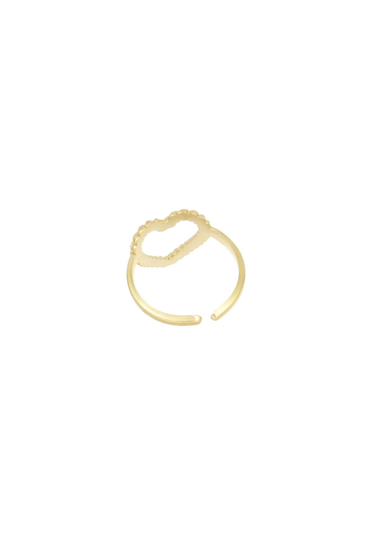 Change of Heart ring - goud - zijaanzicht