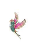 Colorful wings broche