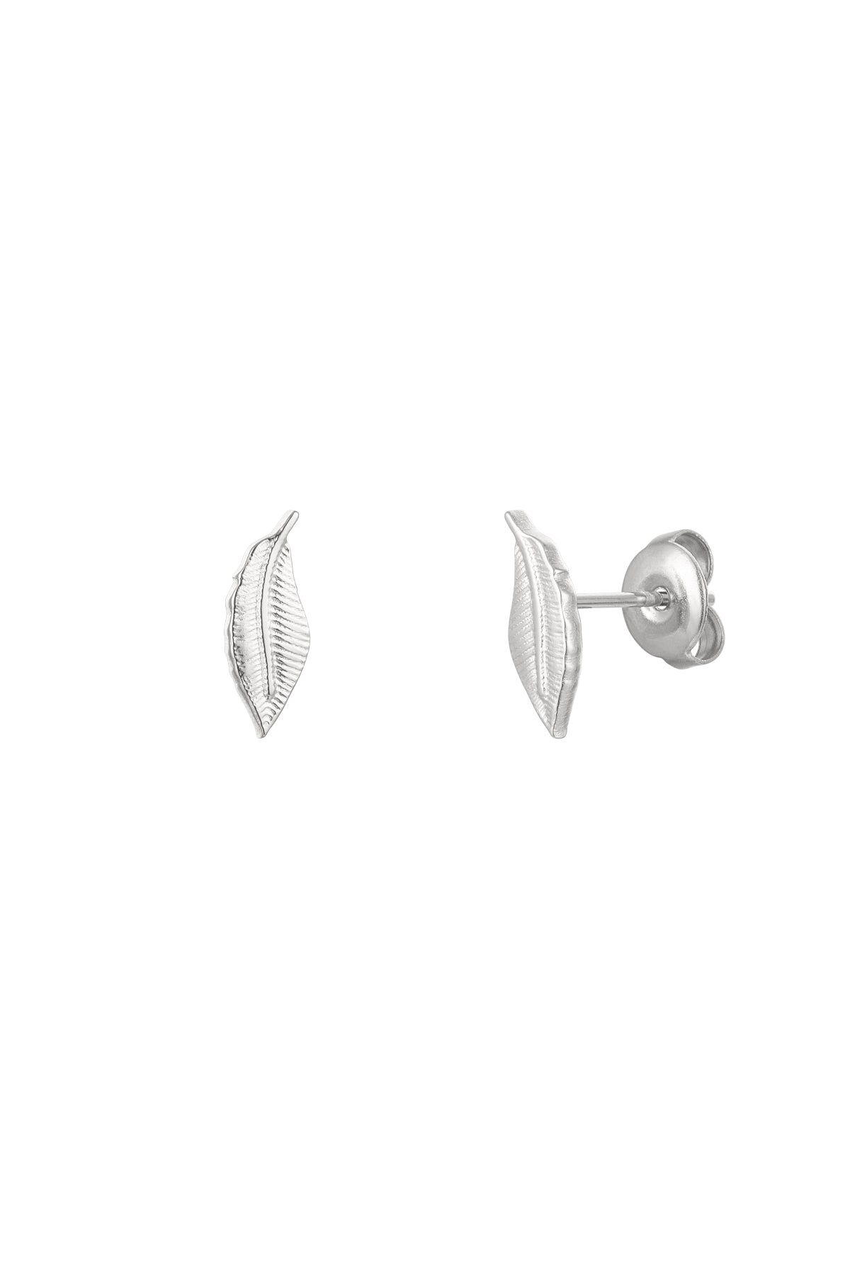 Oorbellensteker veertje - Goud kleur Stainless Steel