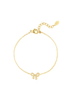 armband bow life - goud