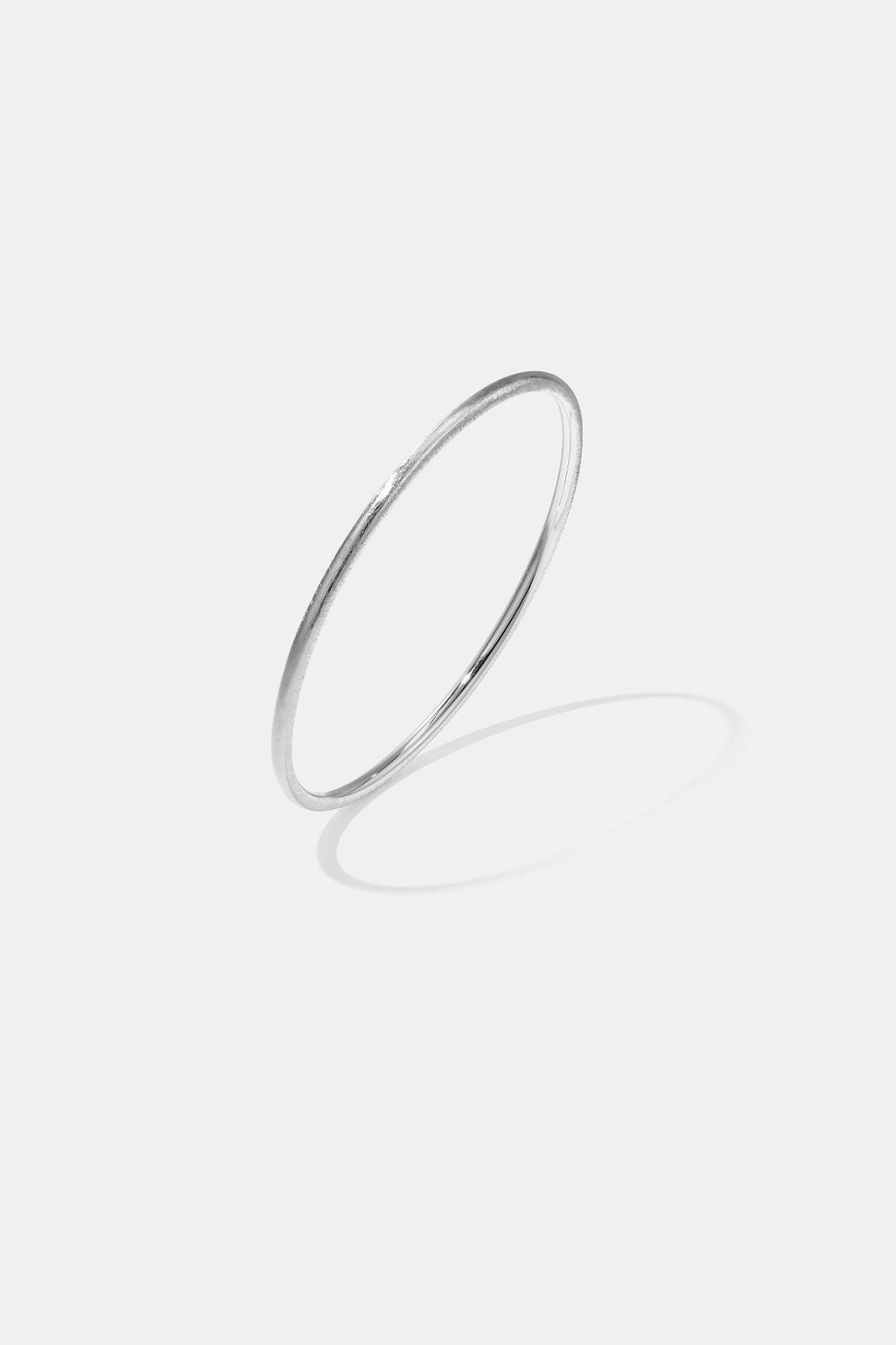 Eenvoudige ronde armbanden – Dagelijks draagbare serie - 3 mm - zilver