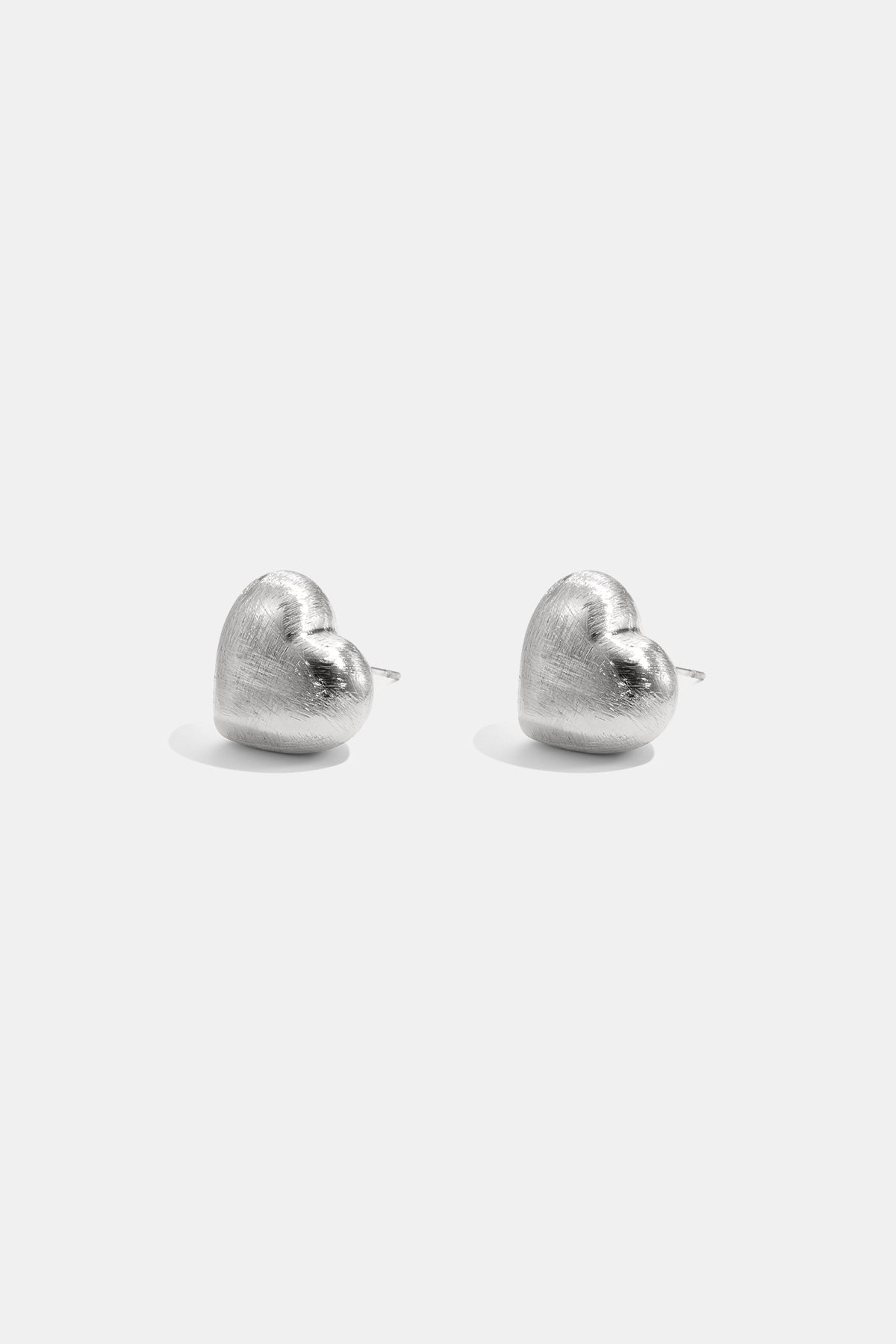 Elegant Heart Stud Earrings for Everyday Wear