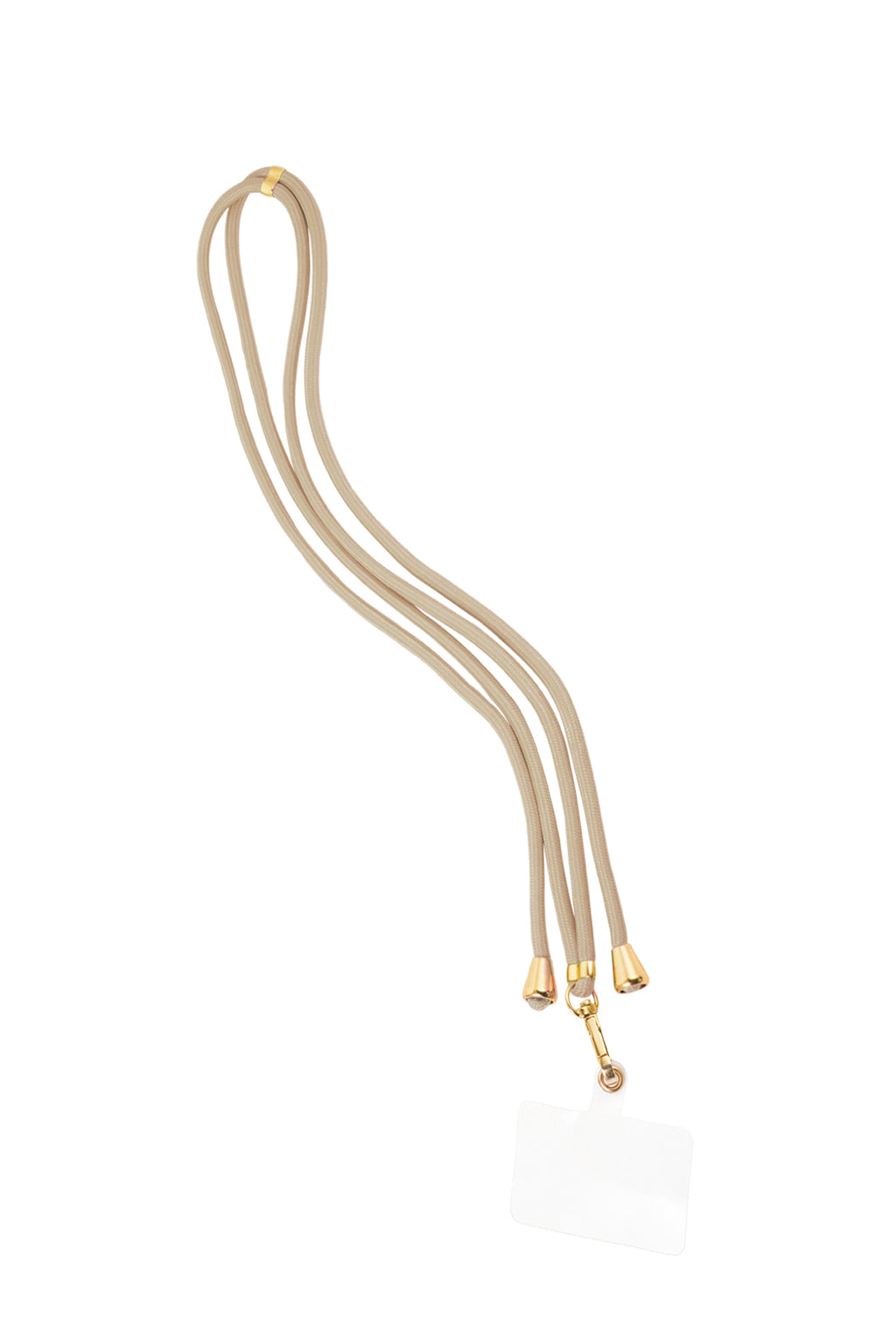 Telefoonsnoer met subtiel printje - kaki