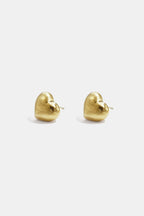 Elegant Heart Stud Earrings for Everyday Wear