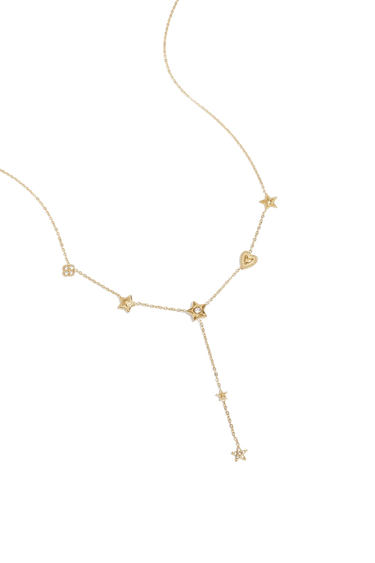 Roestvrijstalen hangerkettingen Star Casual Daily Simple Series Damessieraden