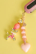 Schattige ballonhond-sleutelhanger - roze - gebruikt als sleutelhanger