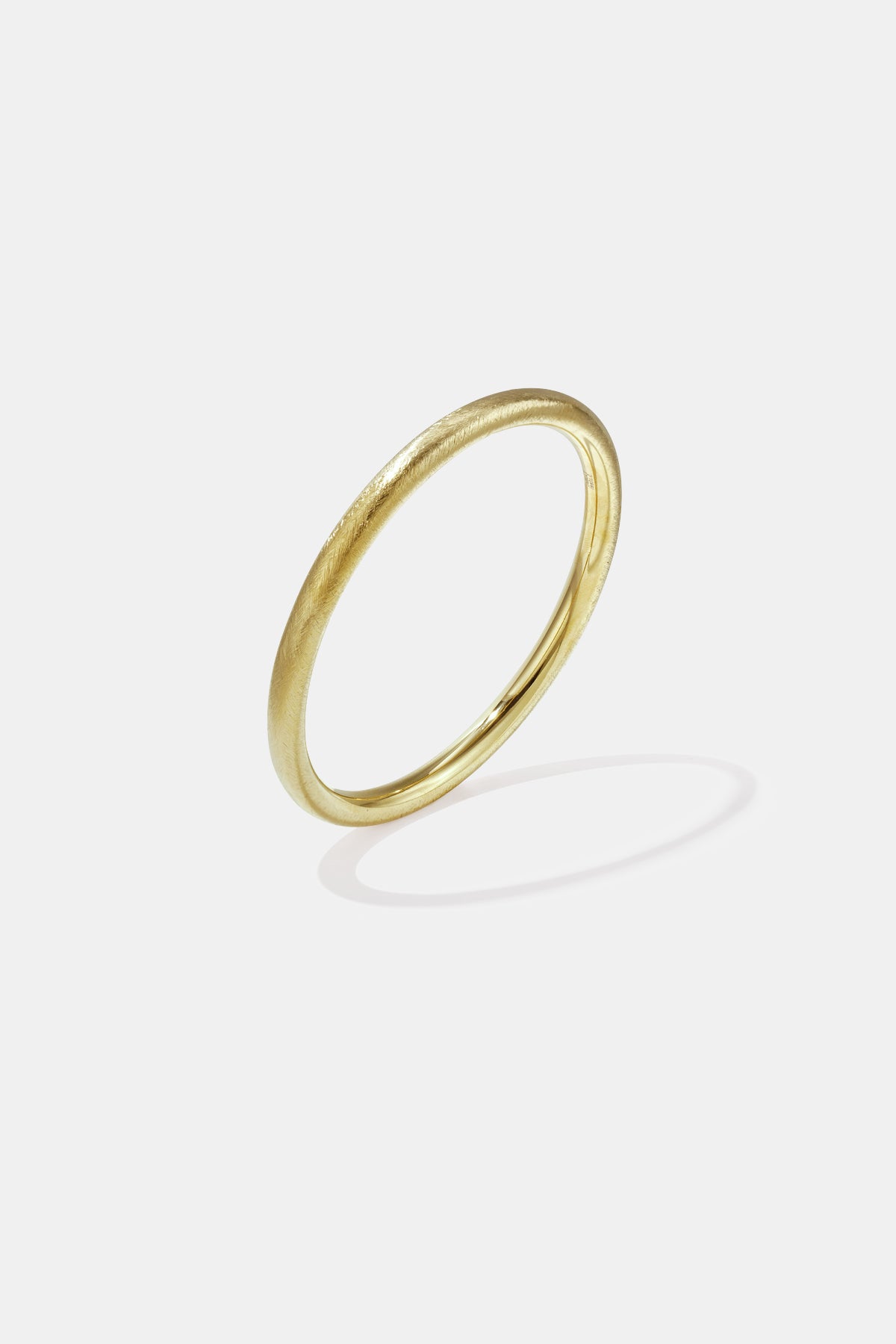 Eenvoudige ronde armbanden – Dagelijks draagbare serie - 6 mm - goud