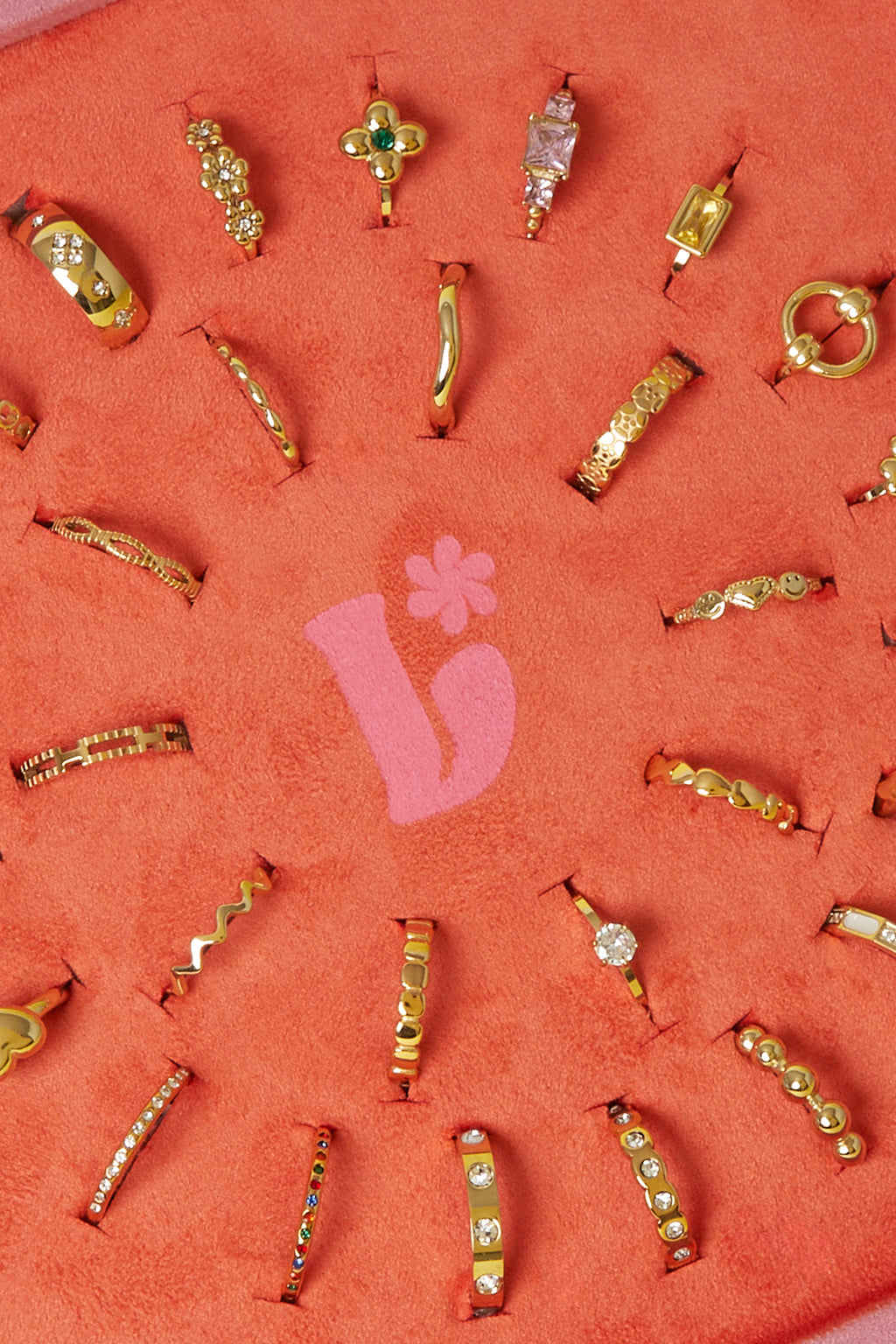 Ringen van roestvrij staal – Minimalistisch met cirkel – meerdere ringen bij elkaar