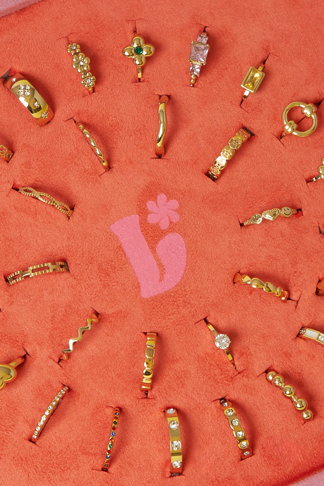 Ringen van roestvrij staal – Minimalistisch met cirkel – meerdere ringen bij elkaar