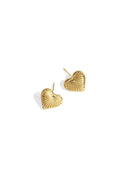 Oorbellen van roestvrij staal met hartjes, Daily Daily Simple Series, damessieraden