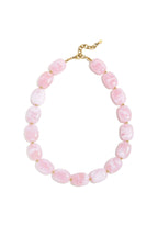 Ketting met squoval kralen