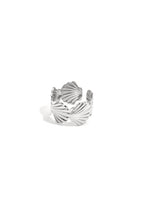Chunky ring met schelpen