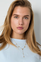 Roestvrijstalen hangerkettingen Star Casual Daily Simple Series Damessieraden