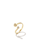 Elegant Minimalist Heart Ring in Silver & Gold