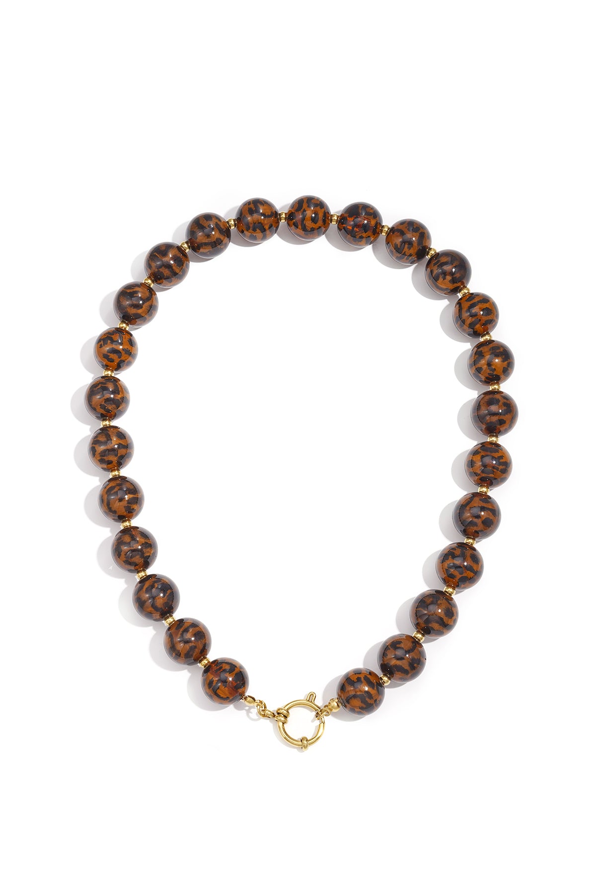 Acryl kralenketting – Kralen retro stijl – Dagelijks en klassiek draagbaar – 16 mm