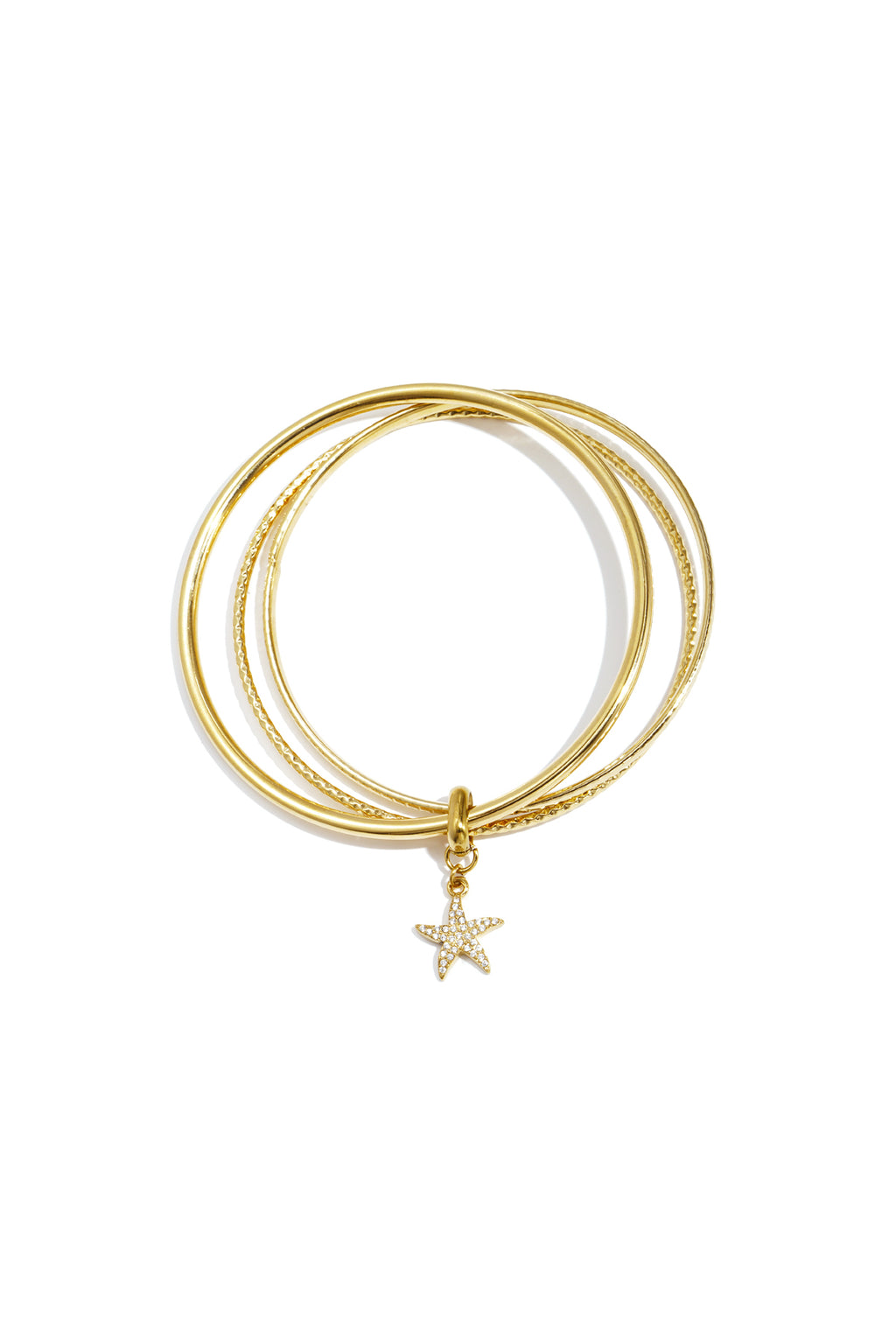 Armbanden met hangend sterbedeltje