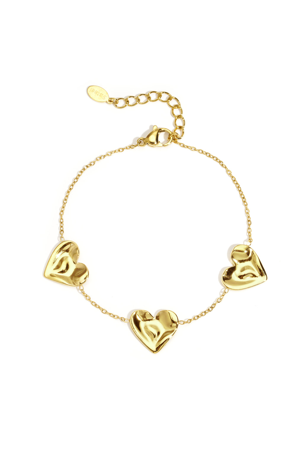 Charm Armbanden Hart - goud