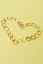 Golvende minimalistische ring - groep ringen leergeld in de vorm van een hart