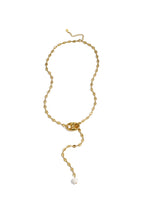 Necklace with hanging bead