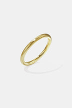 Eenvoudige ronde armbanden – Dagelijks draagbare serie - 8 mm - goud