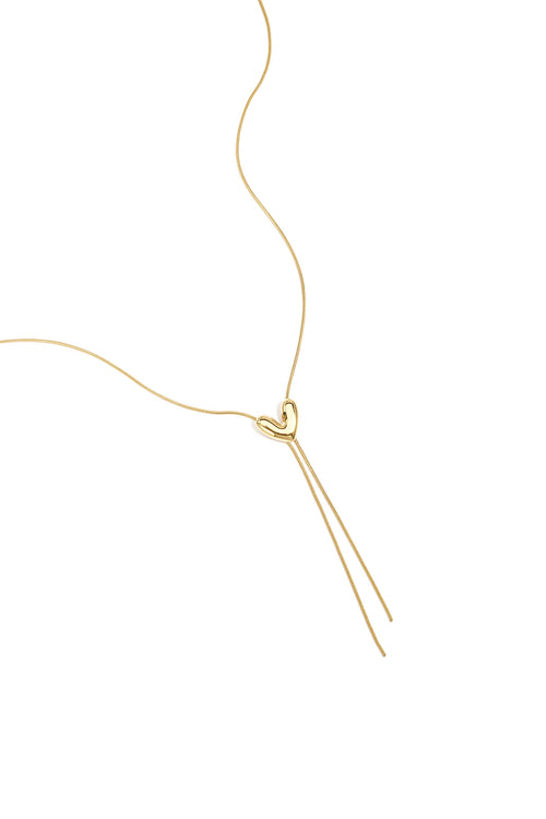 Roestvrijstalen hangerkettingen met hartvormige hanger, casual en eenvoudig model, dames sieraden.