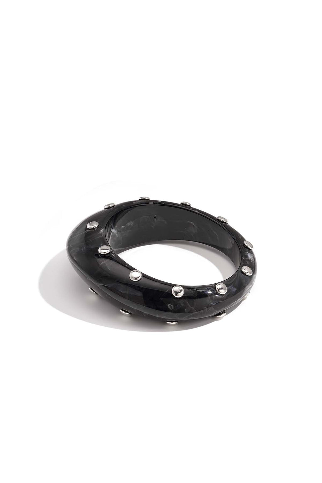 Hars bangle armband met studs