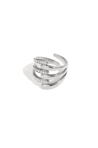 Statementringen van roestvrij staal – Lijntjes – Eenvoudig en dagelijks draagbaar