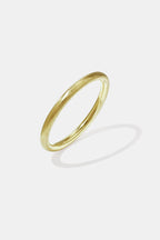 Eenvoudige ronde armbanden – Dagelijks draagbare serie – 7 mm - goud