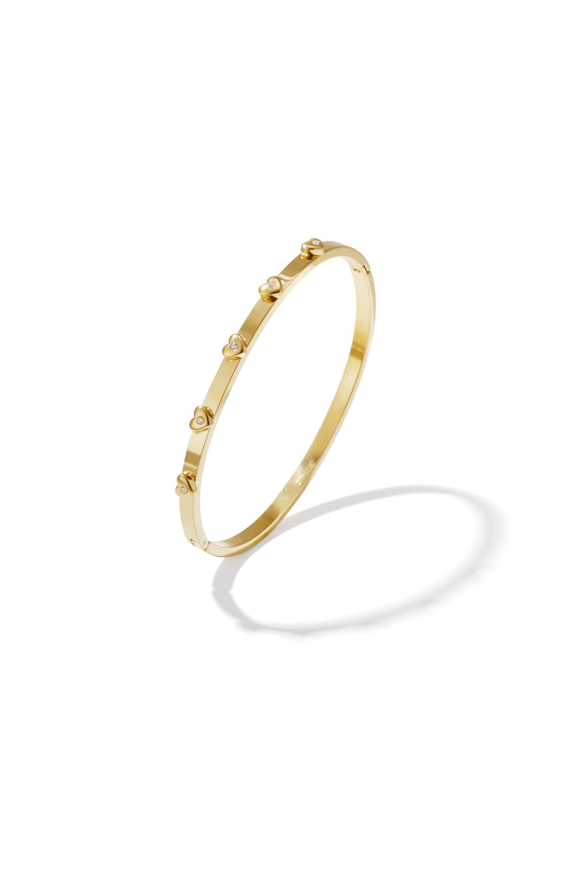 Armband met hartdetails - goud