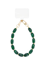 Telefoonkoord met kralen – Casual acryl – Dagelijks draagbaar - groen