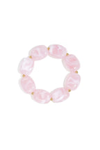 Armband met squoval  kralen