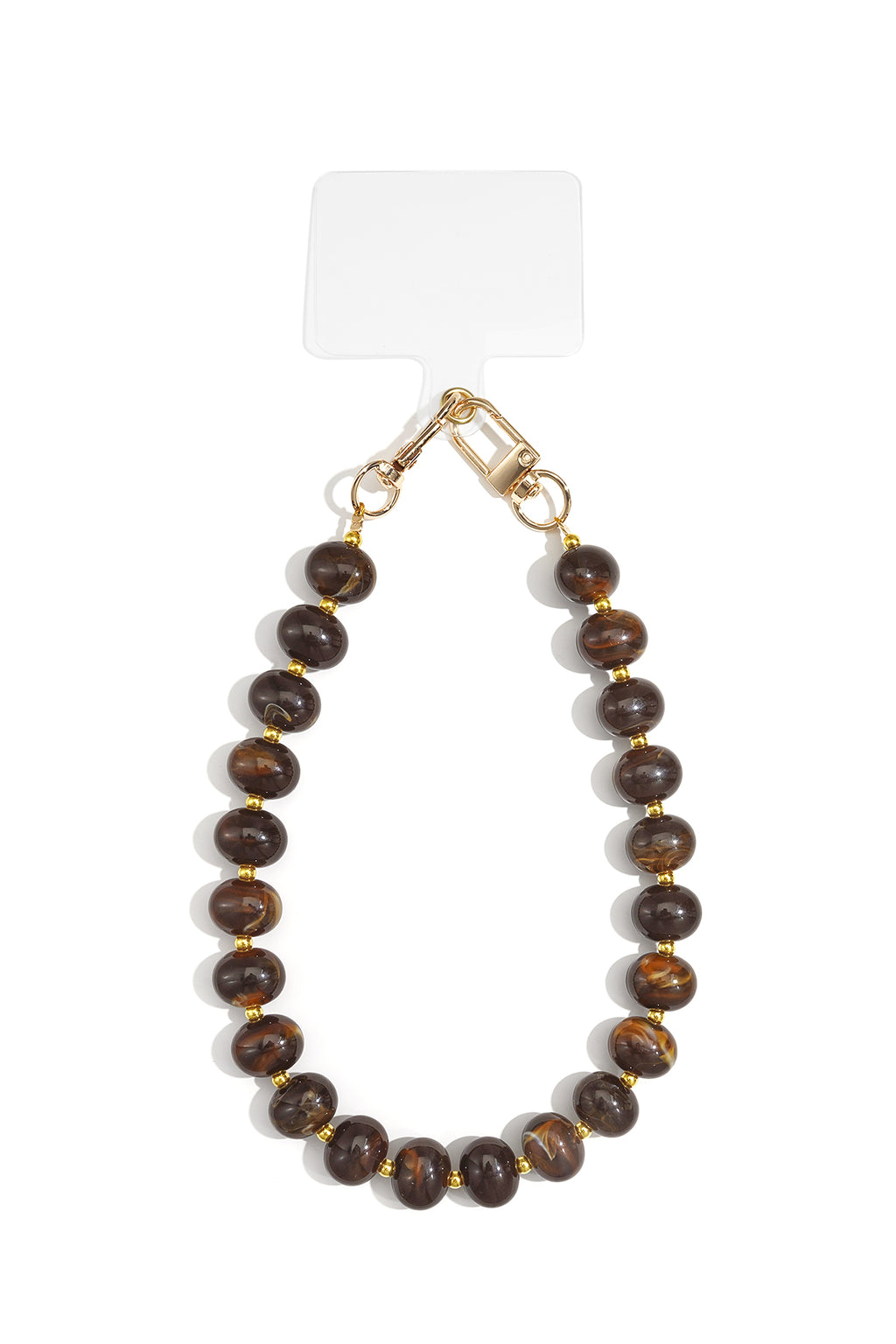 Telefoon Ketting - koffie bruin