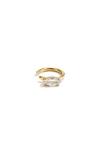 Roestvrijstalen oormanchetten in ovale vorm, eenvoudige dagelijkse sieraden uit de Simple Series voor dames.