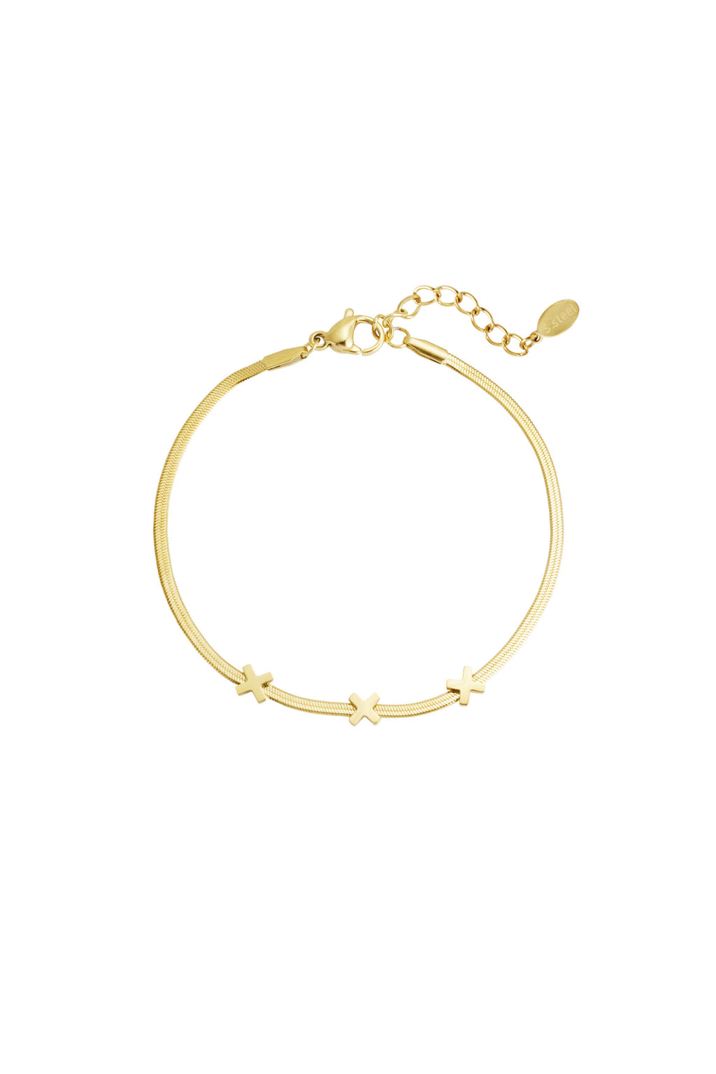 triple x amsterdam armband -Goud